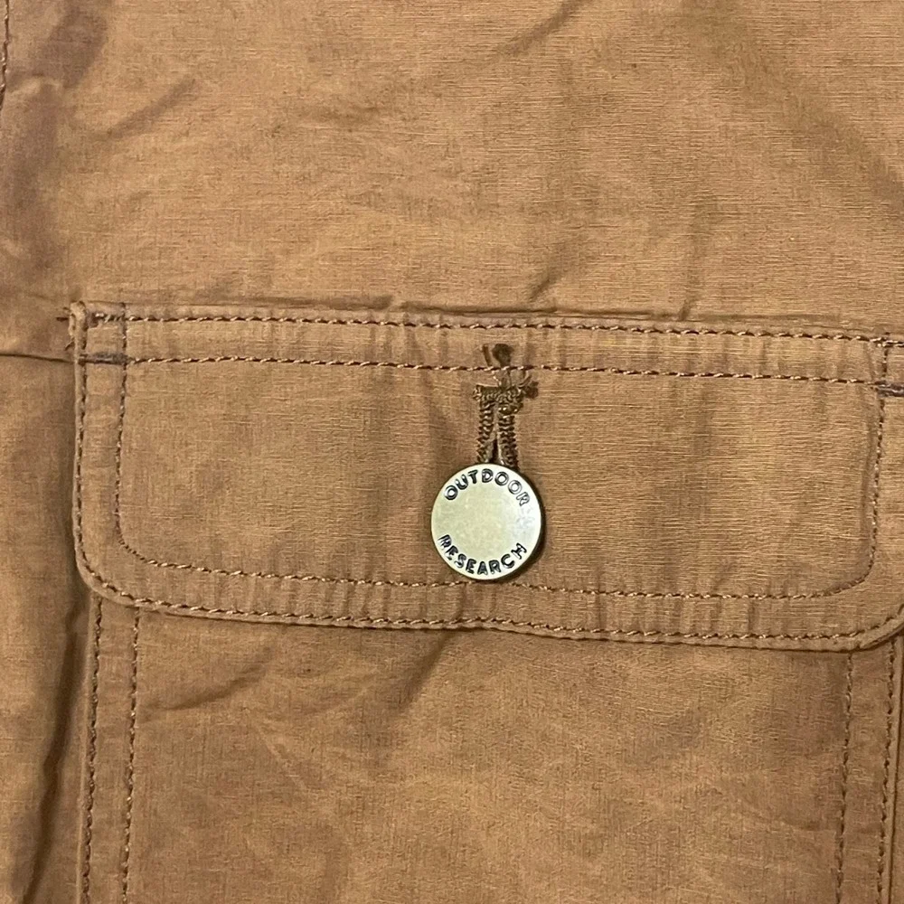 Outdoor Research Womens Lined Chore Jacket Saddle Brown Sherpa Medium Hiking NEW - Picture 7 of 12
